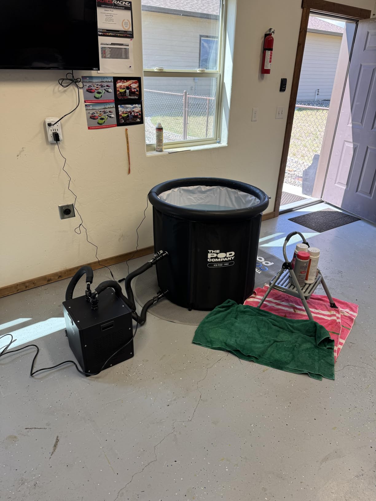 The Pod Chiller 2.0 for Cold Plunge Tubs, WiFi App Control, Cools to 37°F, 145 GPH Water Filtration & Circulation System, Energy Efficient Cold Therapy Chiller for Ice Baths & Recovery customer photo 1