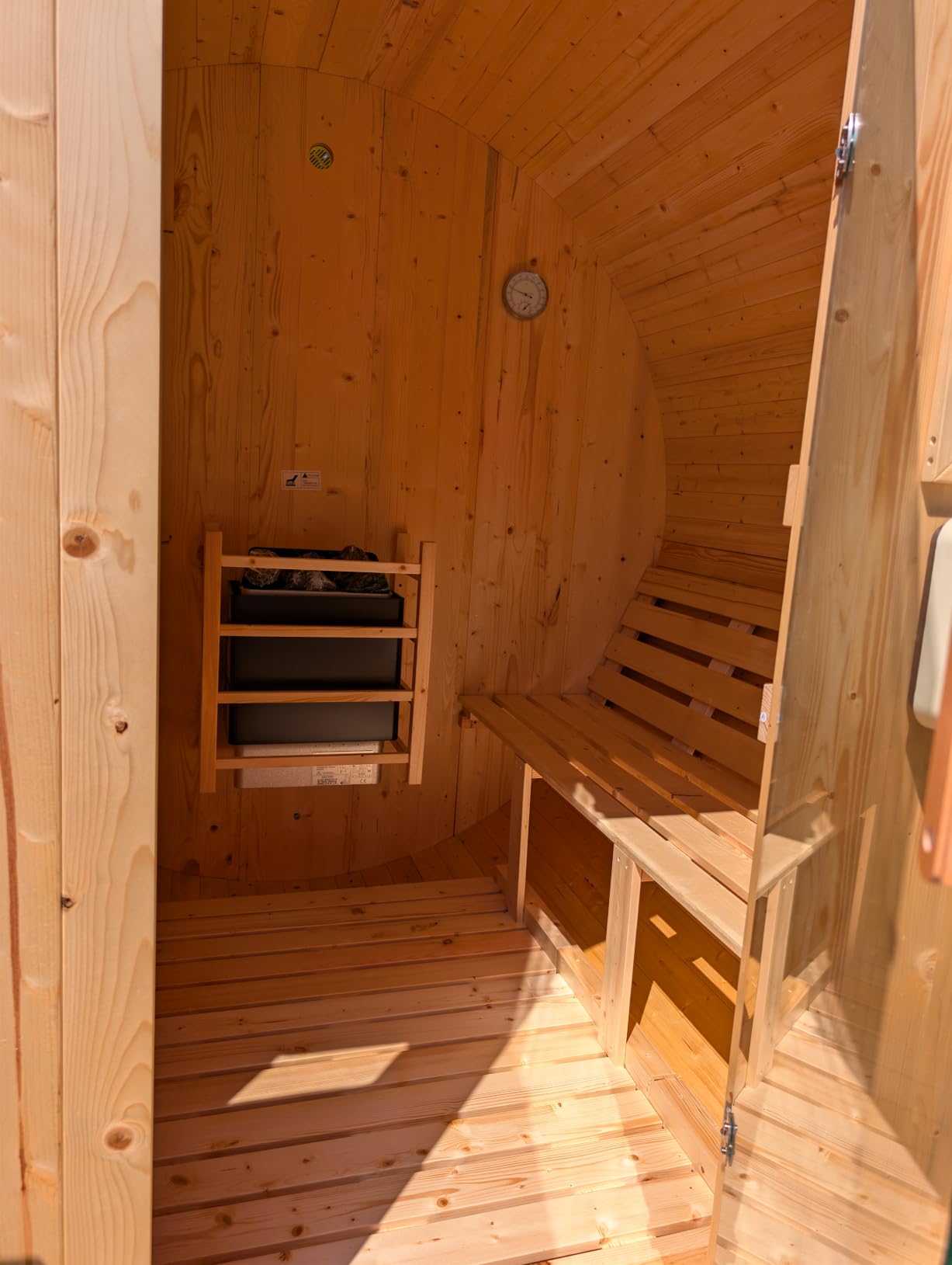 Outdoor Traditional Barrel Sauna customer photo 1