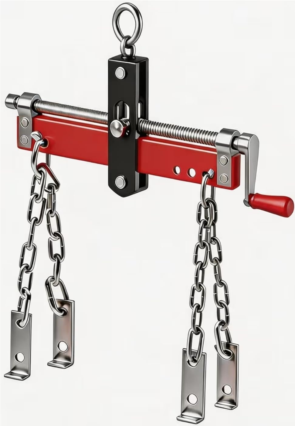 Garvee 2 Ton Engine Hoist, Hydraulic Cherry Picker Engine Crane, Red customer photo 1