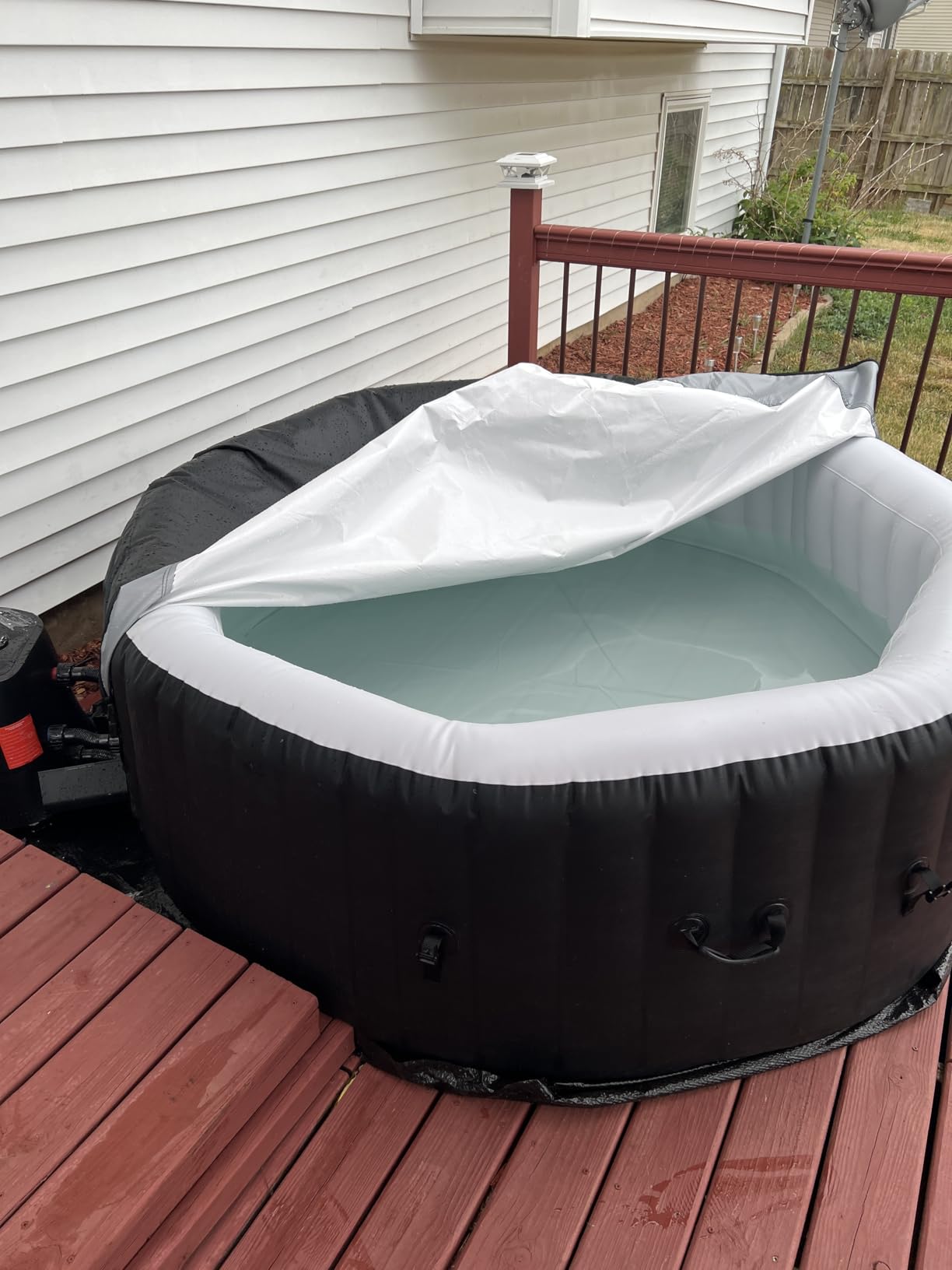 NAIZEA 2 Person Inflatable Hot Tub, Portable Outdoor Spa with Air Jets customer photo 2