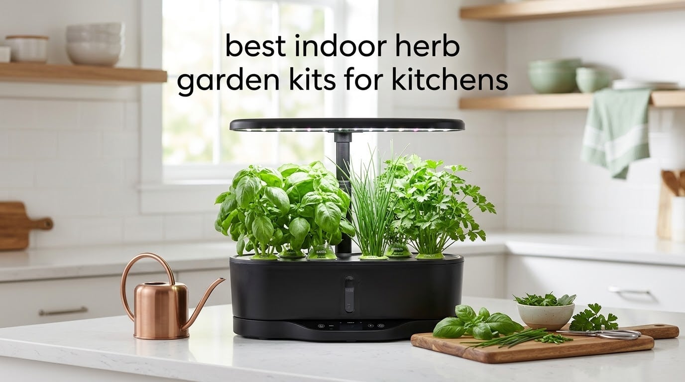 best indoor herb garden kits for kitchens