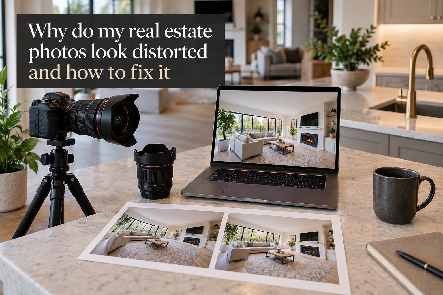 Why do my real estate photos look distorted and how to fix it
