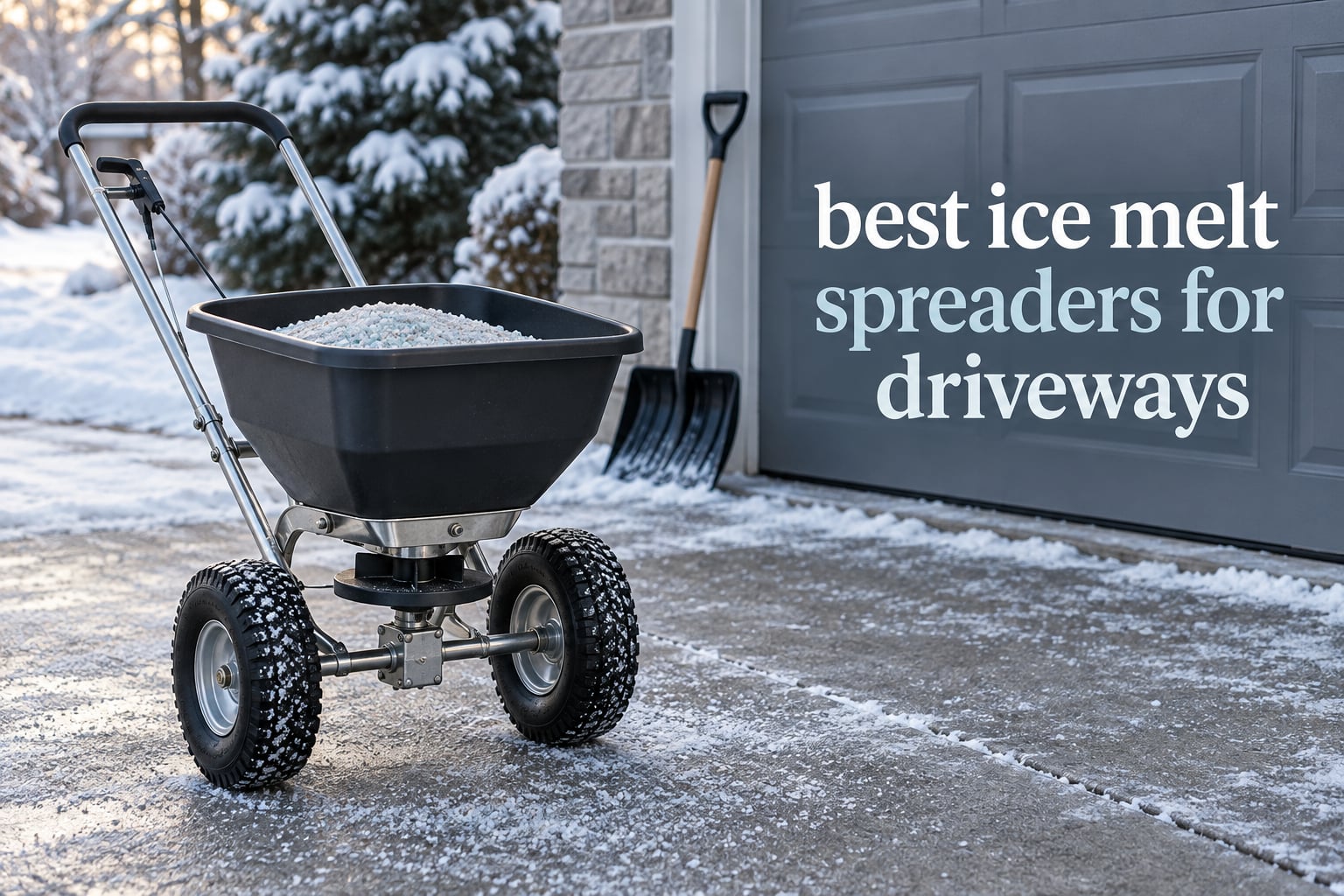 best ice melt spreaders for driveways