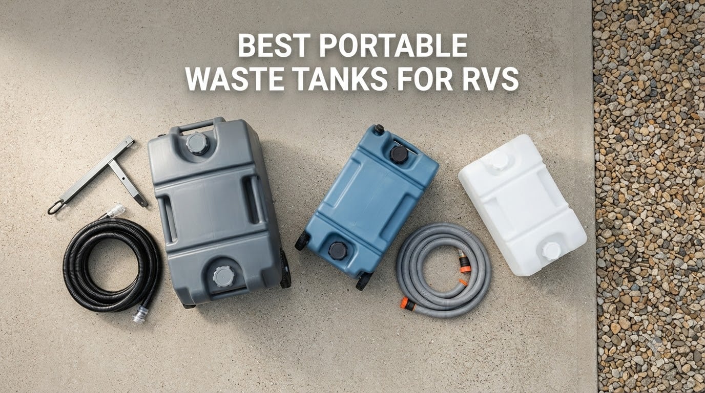 best portable waste tanks for rvs