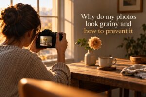 Why do my photos look grainy and how to prevent it