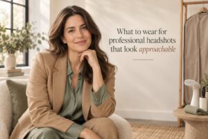 What to wear for professional headshots that look approachable
