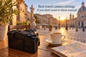 Best travel camera settings if you don't want to shoot manual