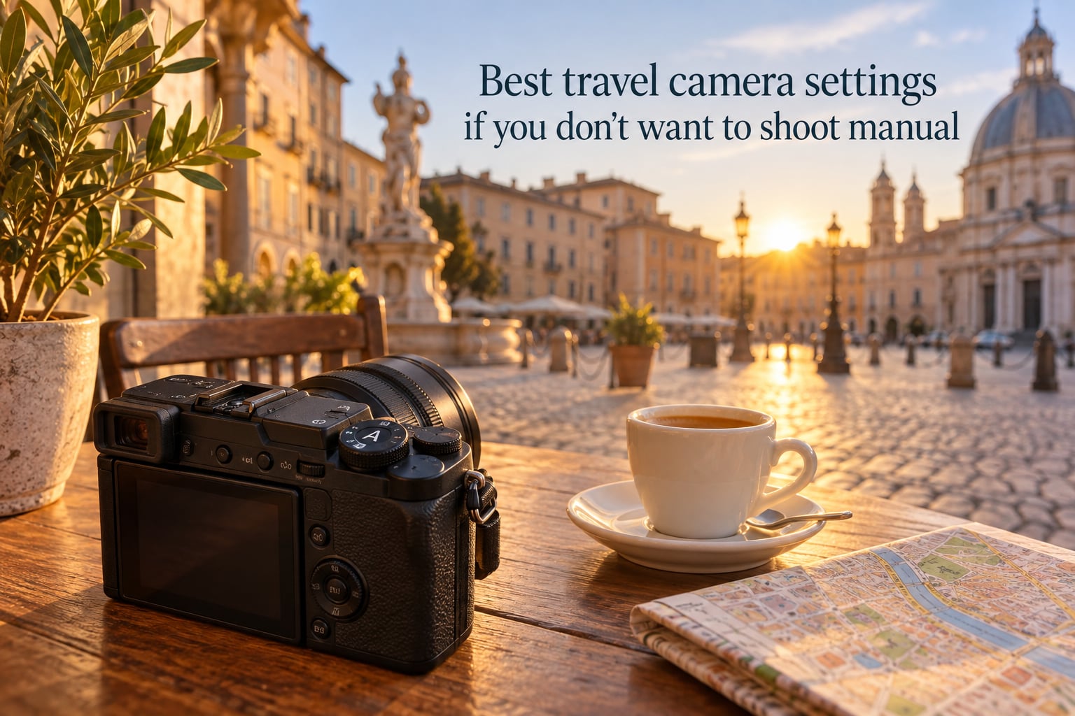 Best travel camera settings if you don't want to shoot manual