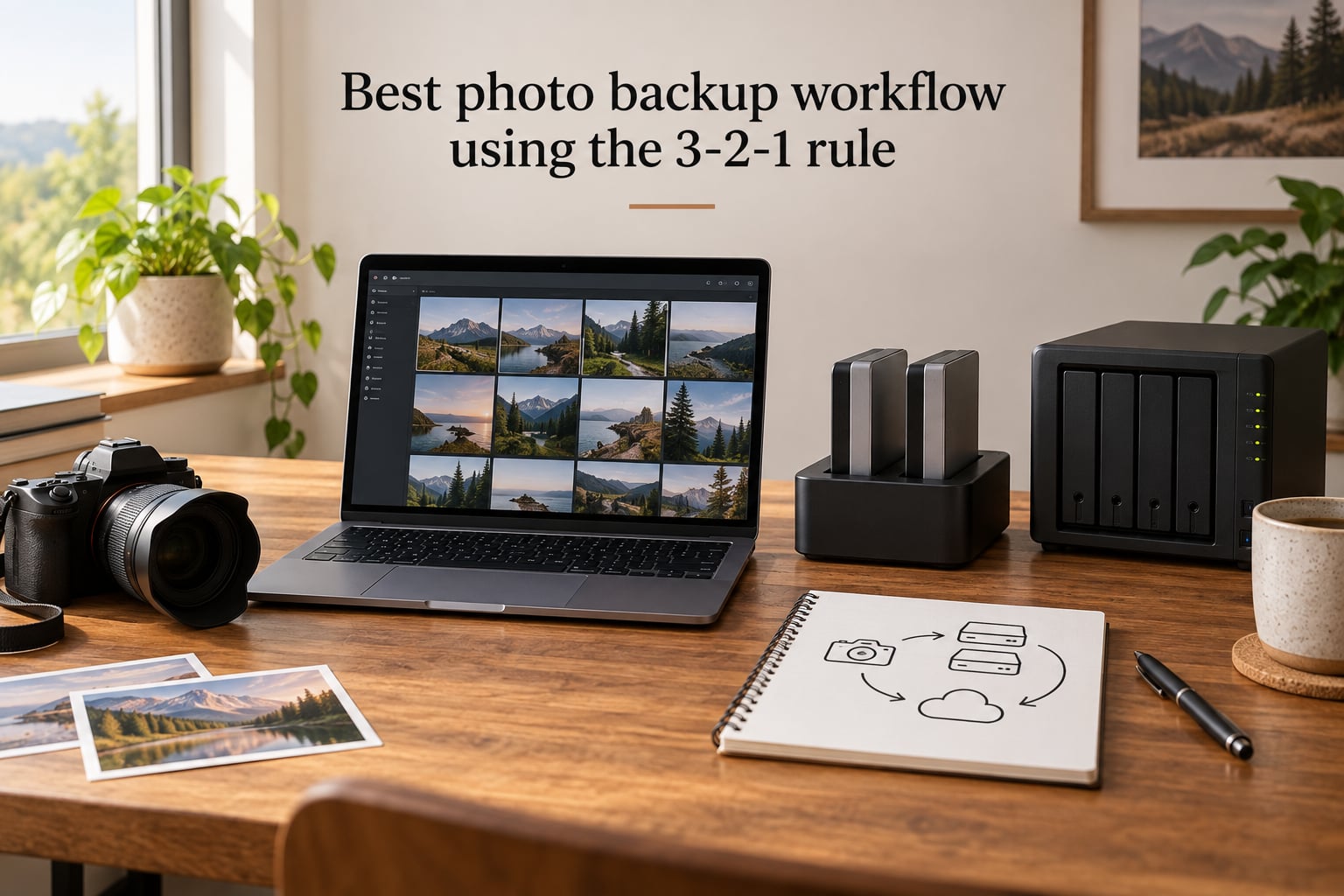 Best photo backup workflow using the 3-2-1 rule
