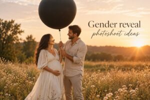 Gender reveal photoshoot ideas