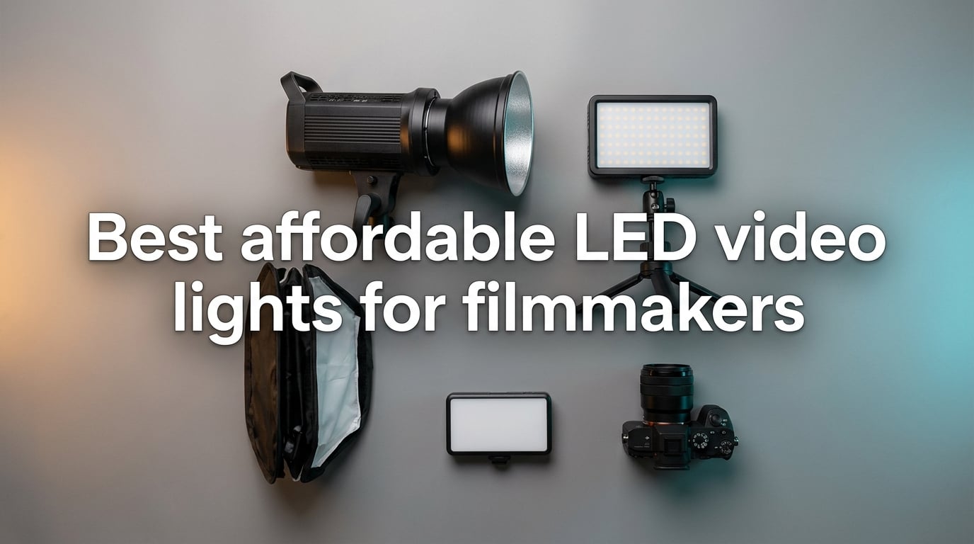 Best affordable LED video lights for filmmakers