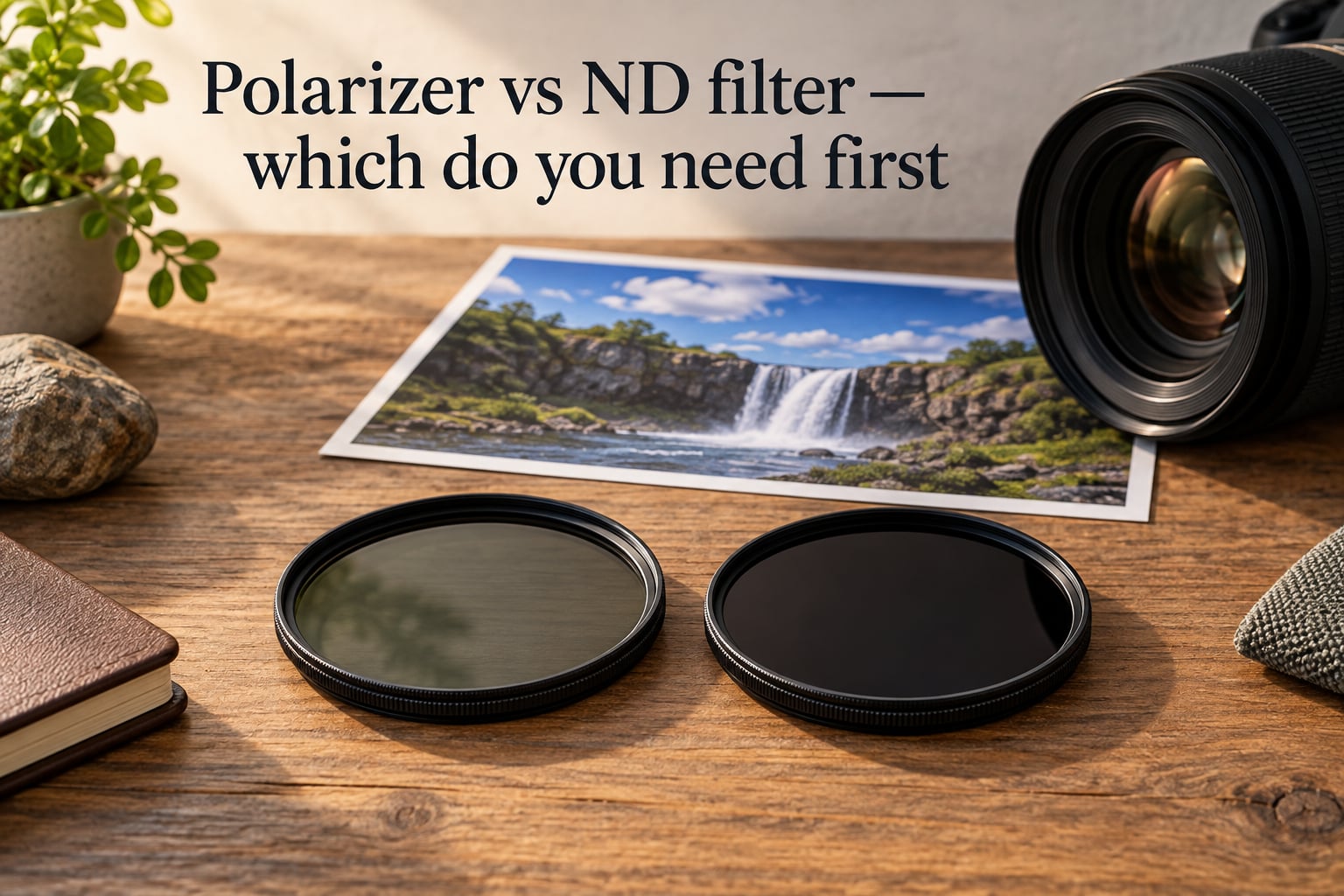 Polarizer vs ND filter — which do you need first