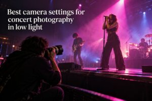 Best camera settings for concert photography in low light
