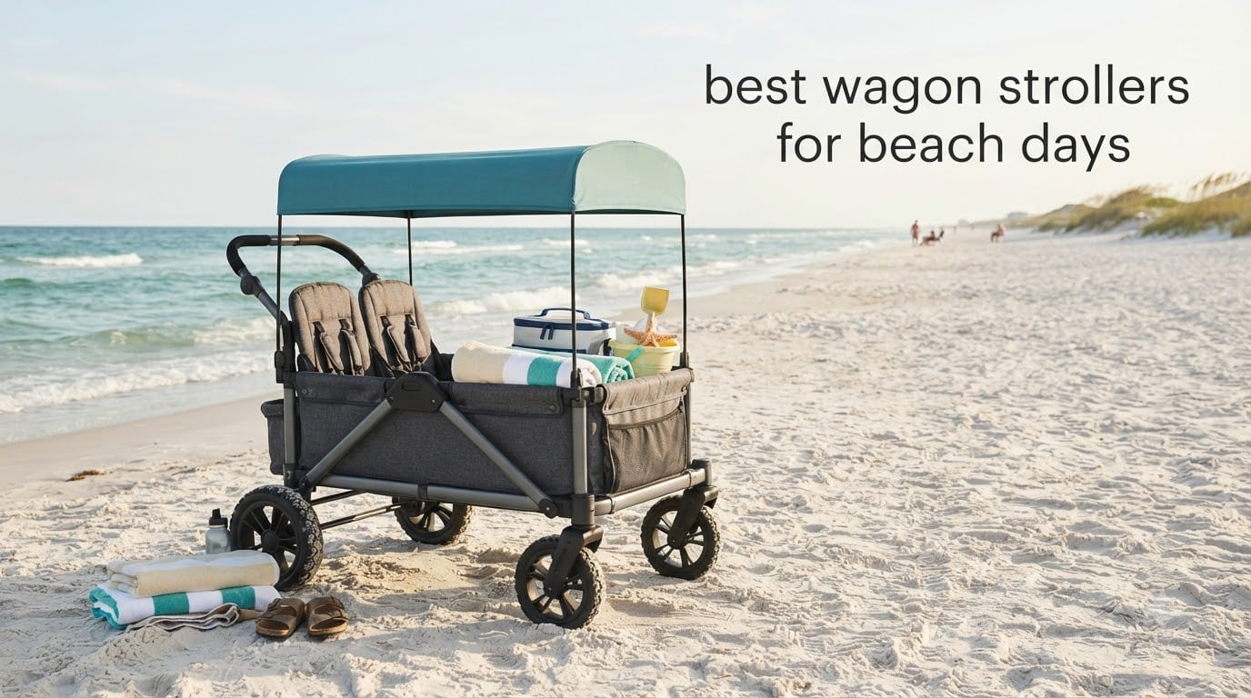 best wagon strollers for beach days