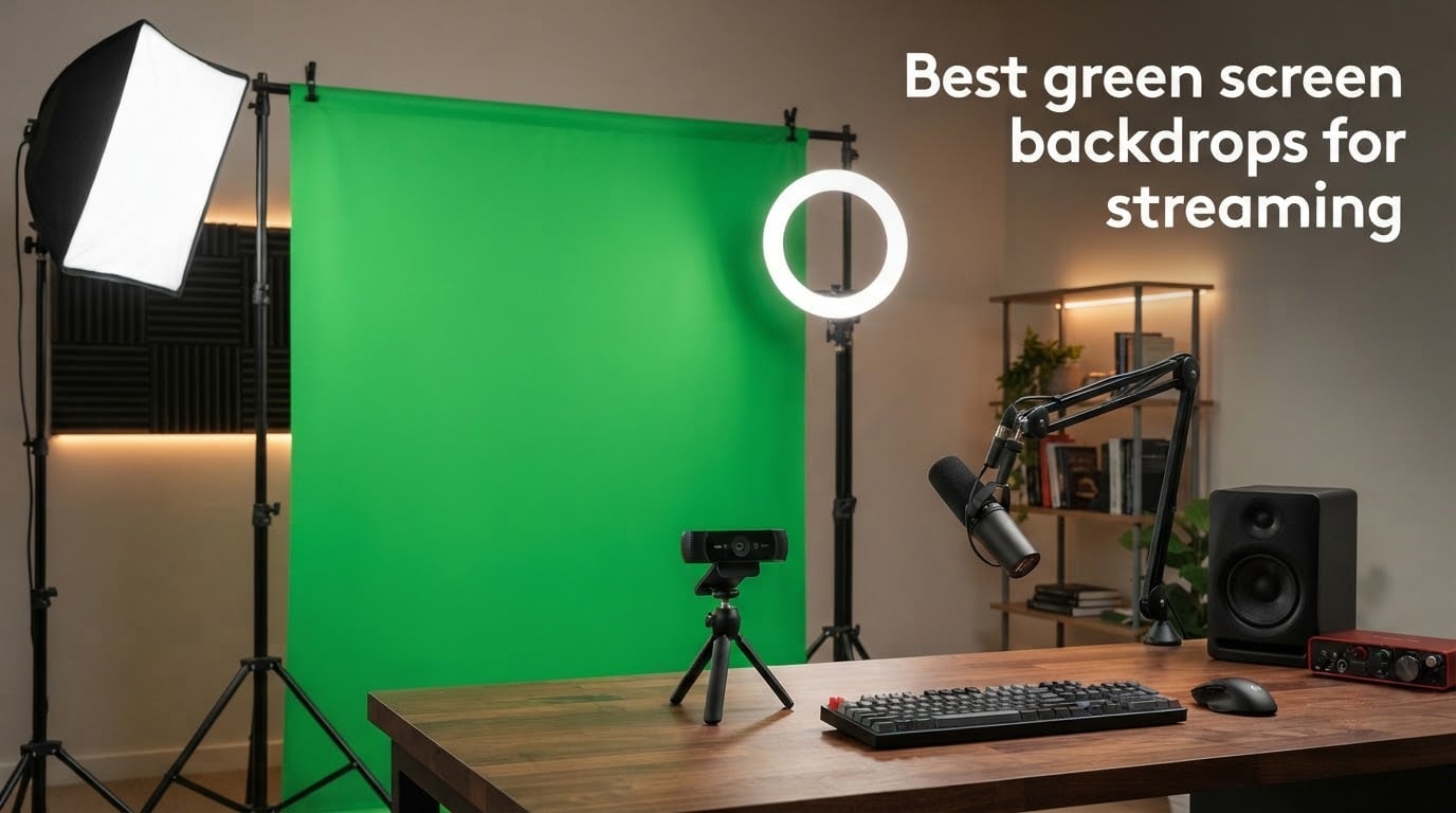 Best green screen backdrops for streaming
