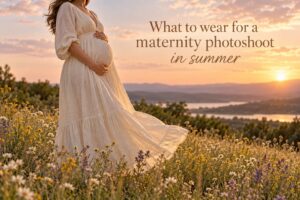 What to wear for a maternity photoshoot in summer