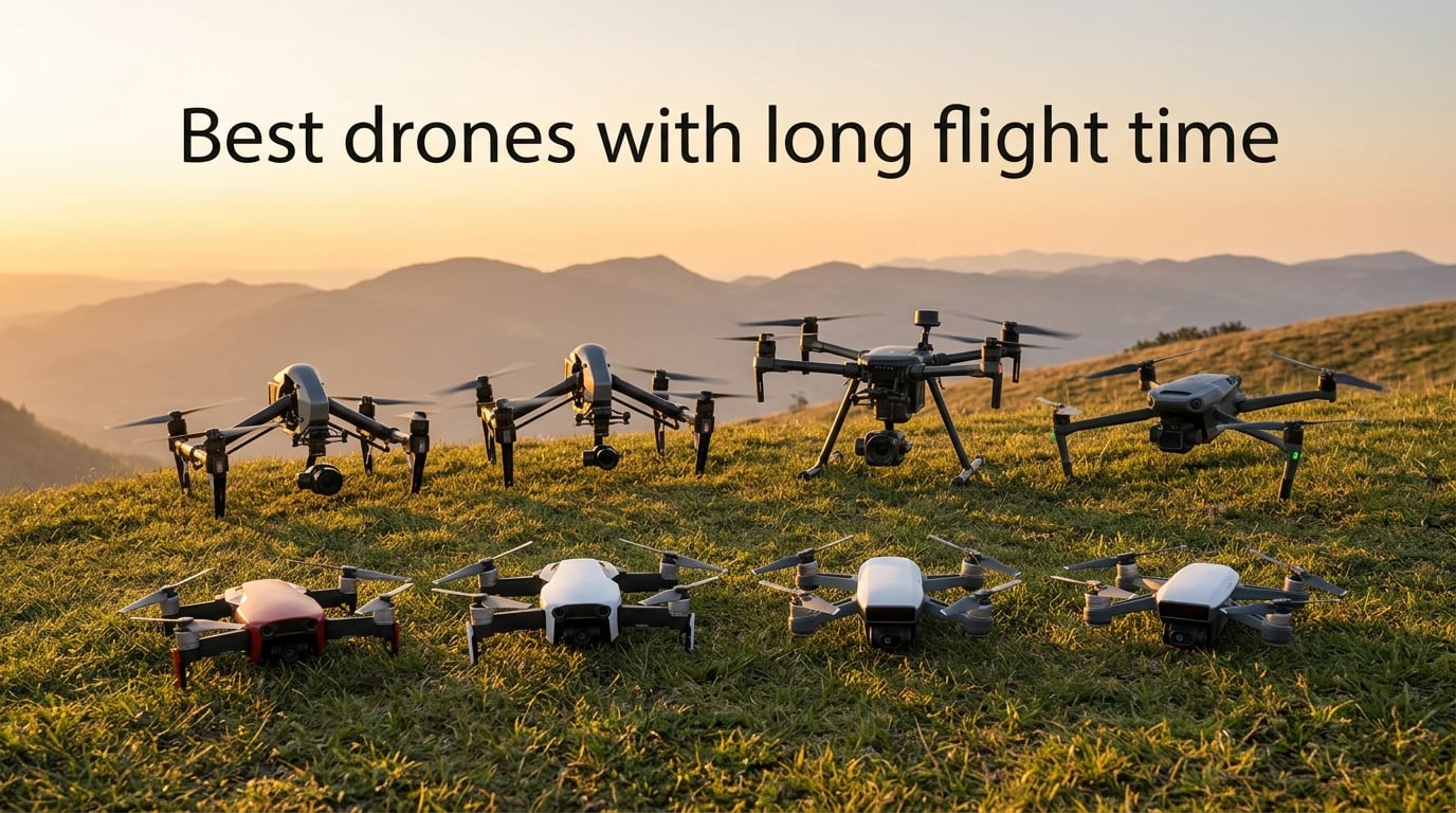 Best drones with long flight time