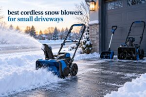 best cordless snow blowers for small driveways