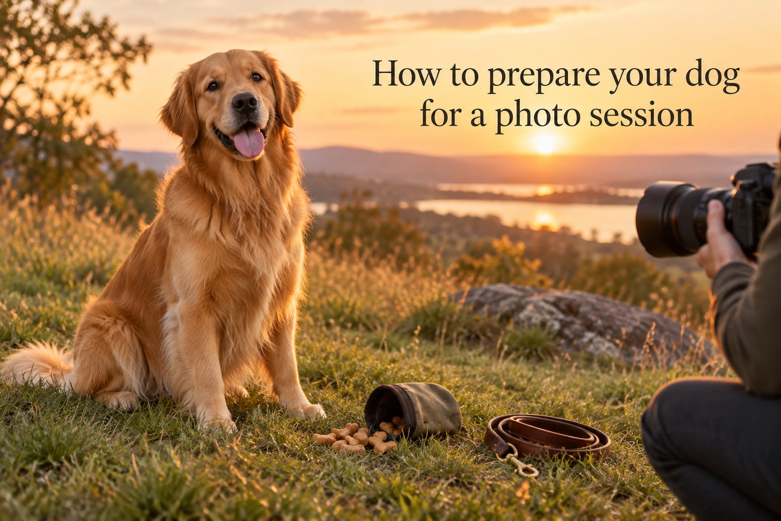 How to prepare your dog for a photo session