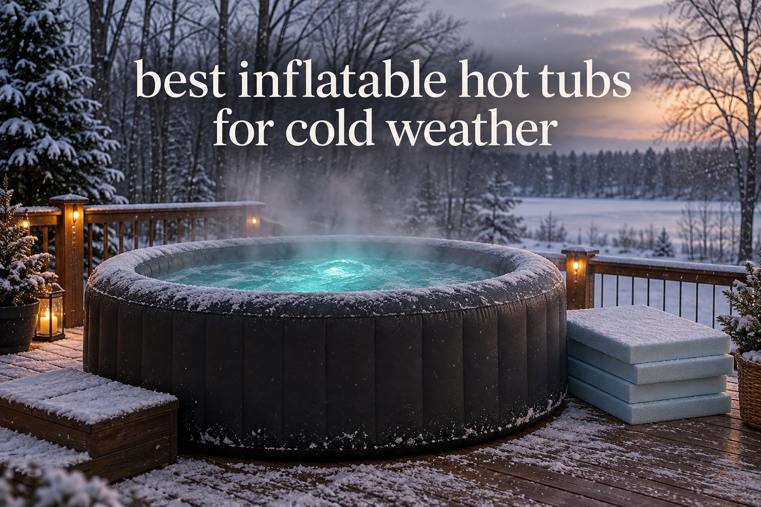 best inflatable hot tubs for cold weather