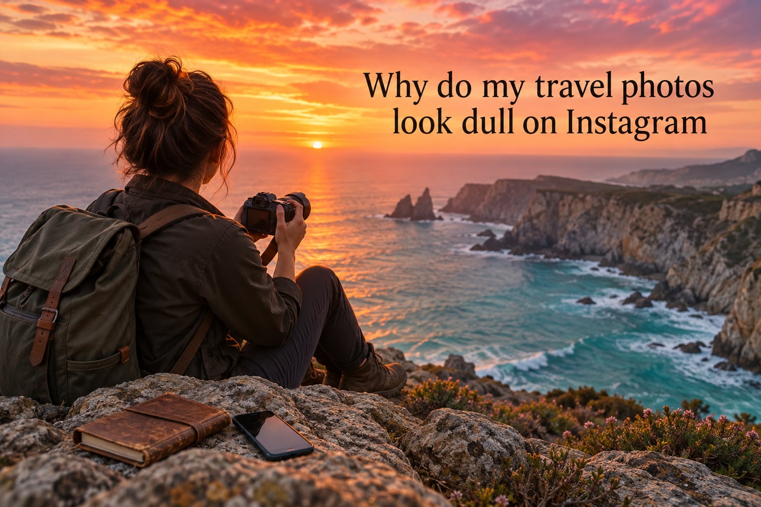 Why do my travel photos look dull on Instagram