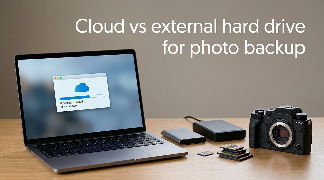 Cloud vs external hard drive for photo backup