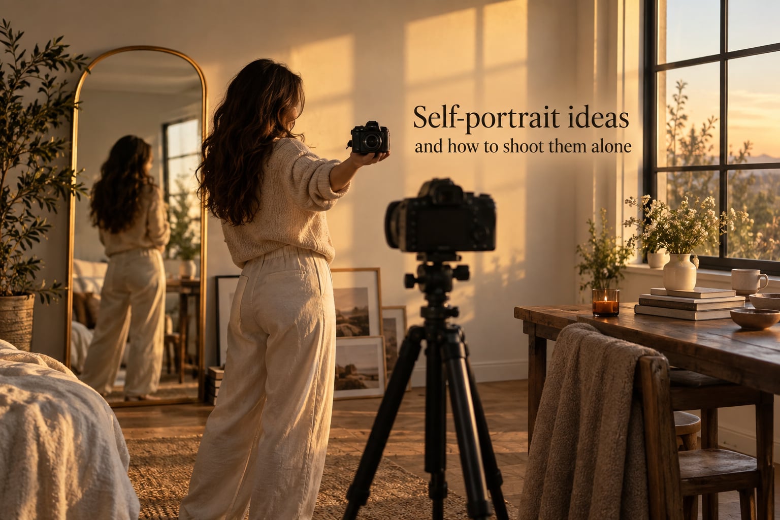 Self-portrait ideas and how to shoot them alone