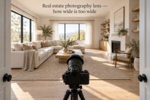 Real estate photography lens — how wide is too wide