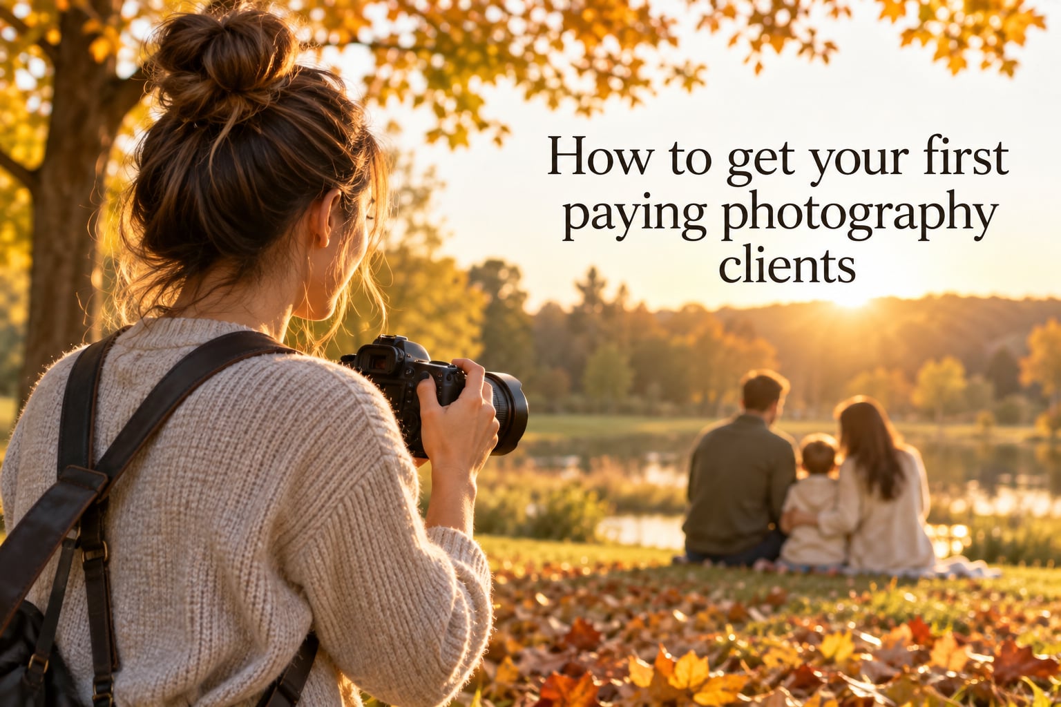 How to get your first paying photography clients