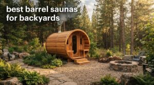best barrel saunas for backyards