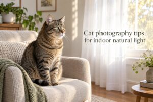 Cat photography tips for indoor natural light