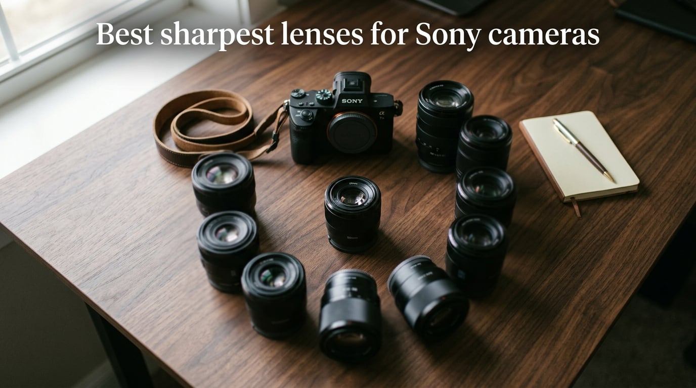 Best sharpest lenses for Sony cameras