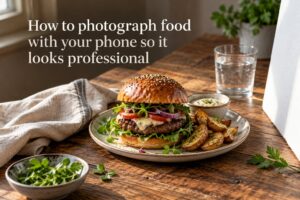 How to photograph food with your phone so it looks professional