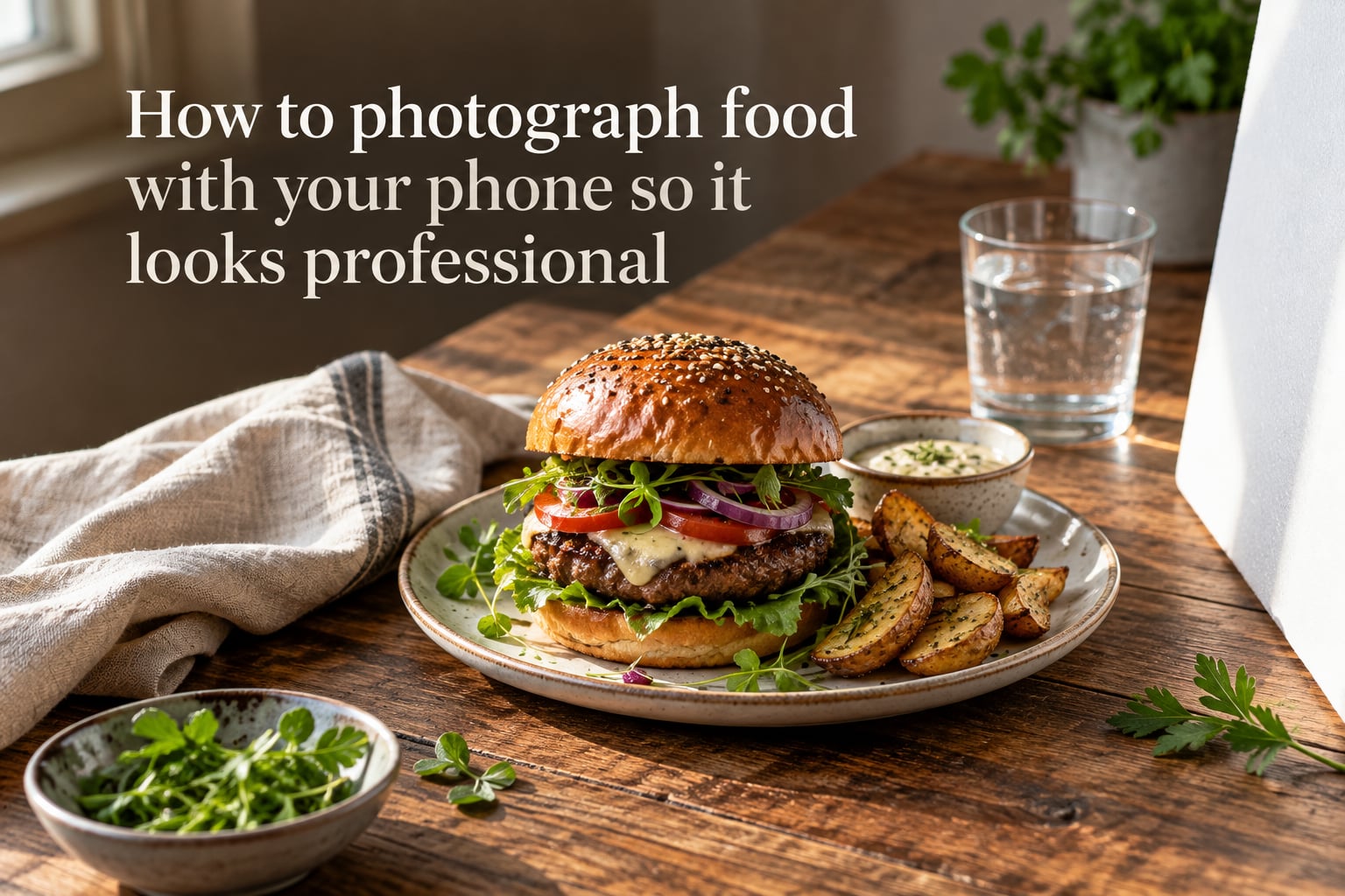 How to photograph food with your phone so it looks professional