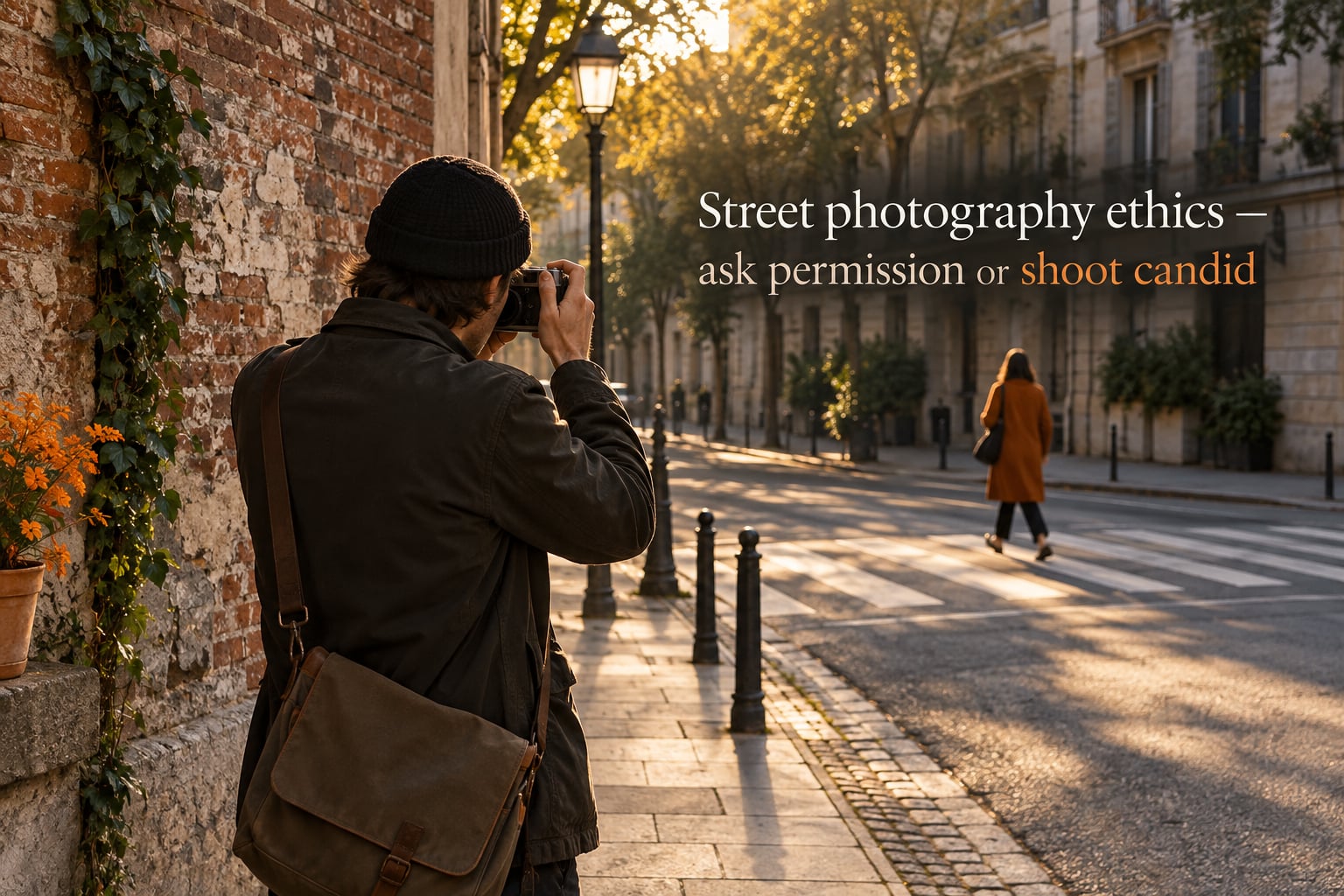 Street photography ethics — ask permission or shoot candid
