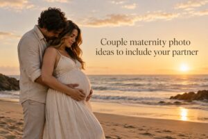 Couple maternity photo ideas to include your partner
