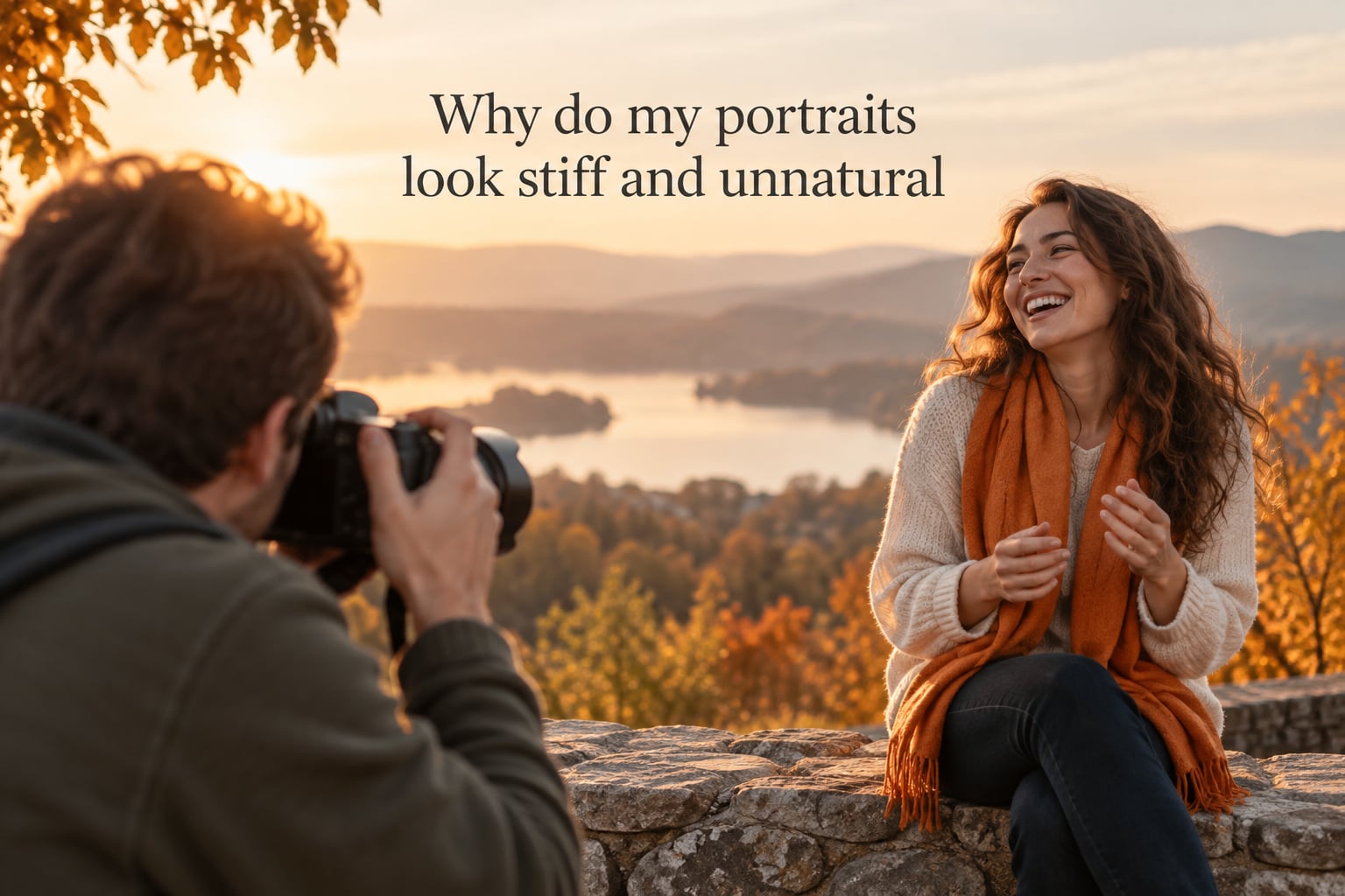Why do my portraits look stiff and unnatural