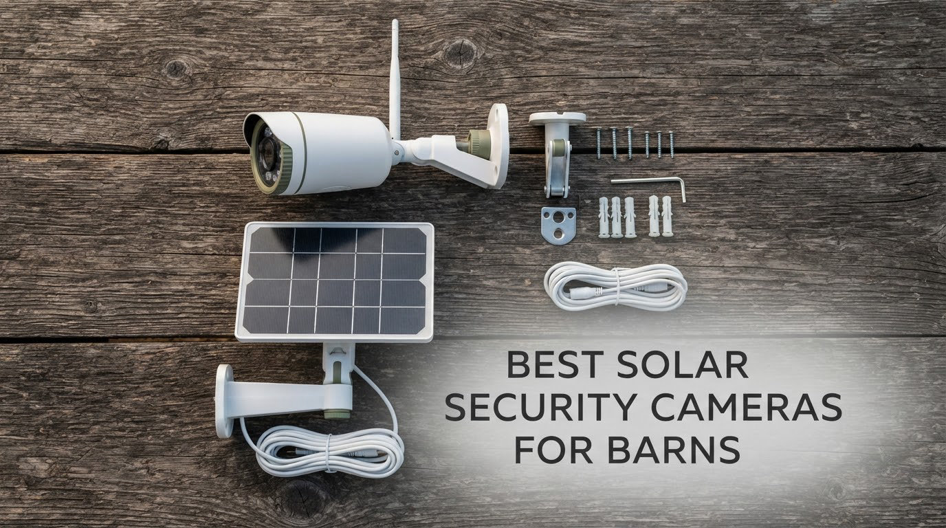 best solar security cameras for barns
