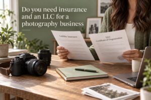 Do you need insurance and an LLC for a photography business