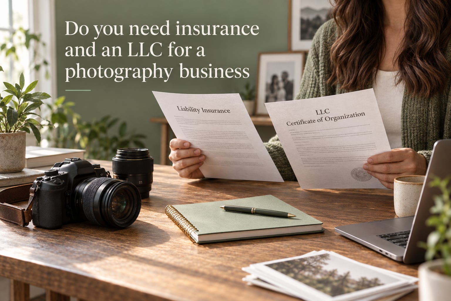 Do you need insurance and an LLC for a photography business