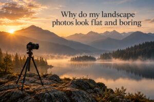 Why do my landscape photos look flat and boring