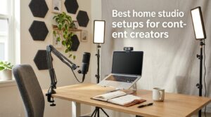 Best home studio setups for content creators