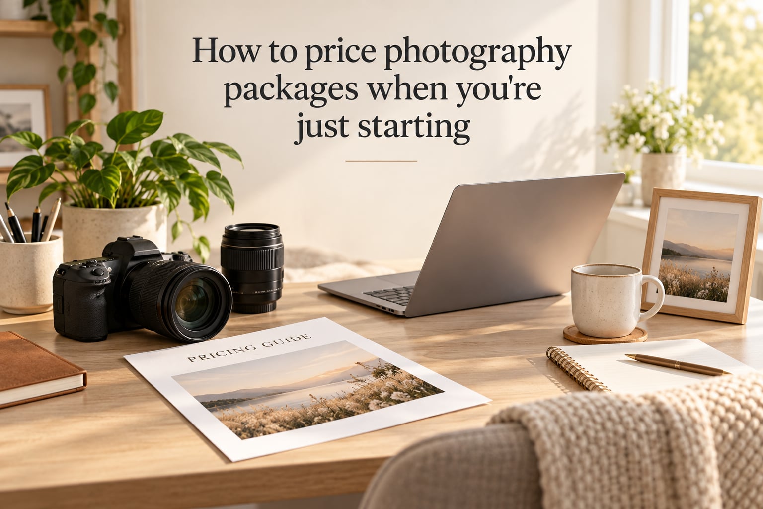 How to price photography packages when you're just starting