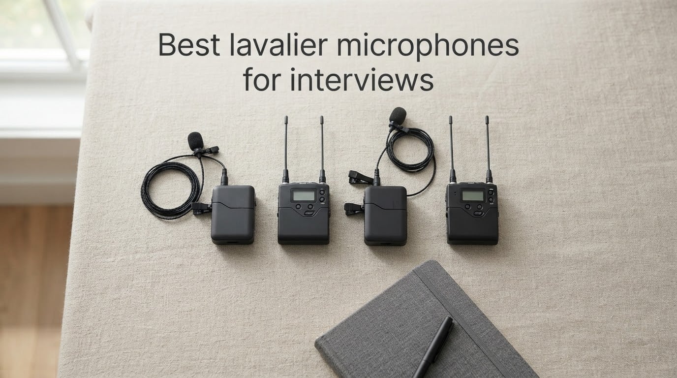 Best lavalier microphones for interviews