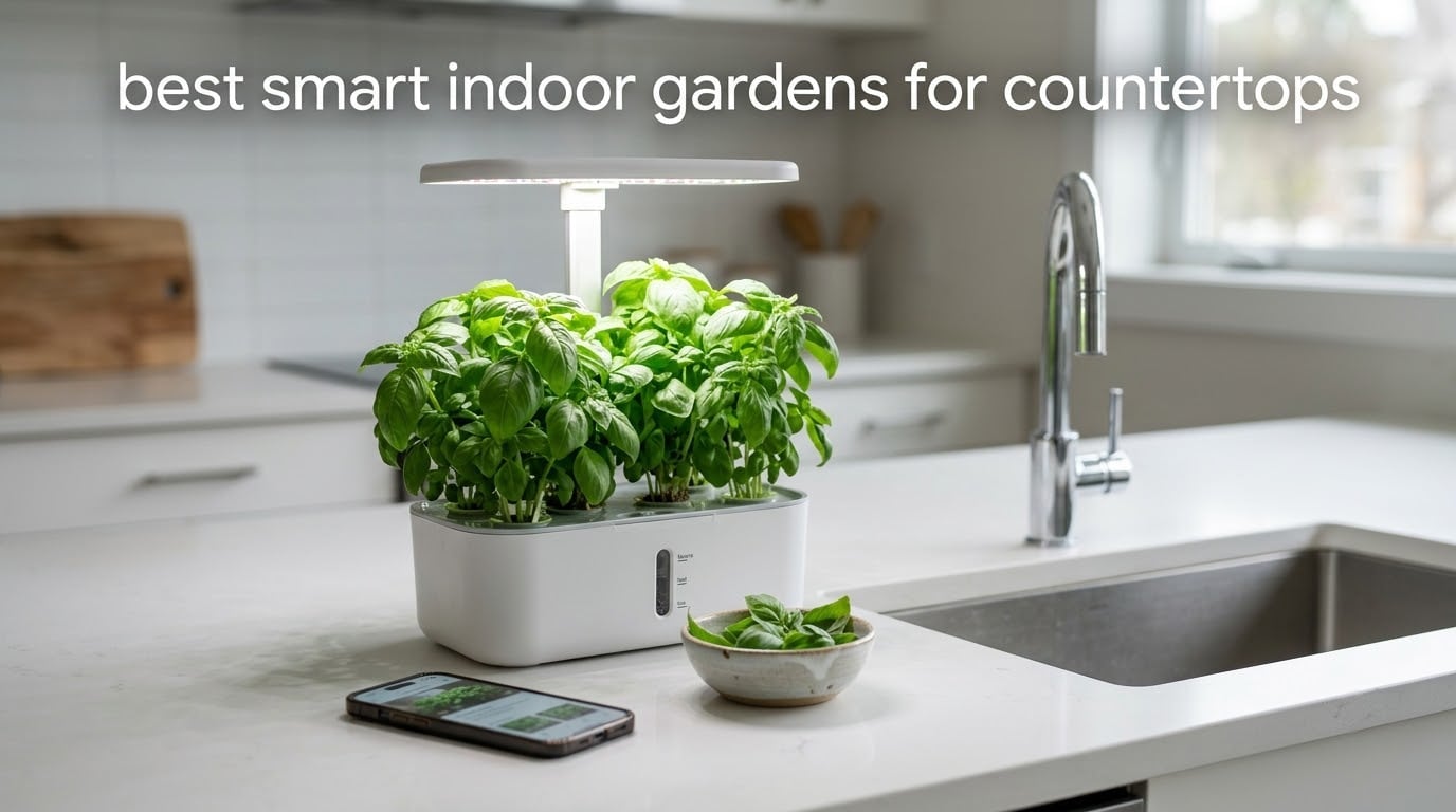 best smart indoor gardens for countertops