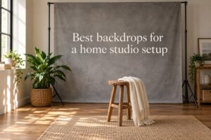 Best backdrops for a home studio setup