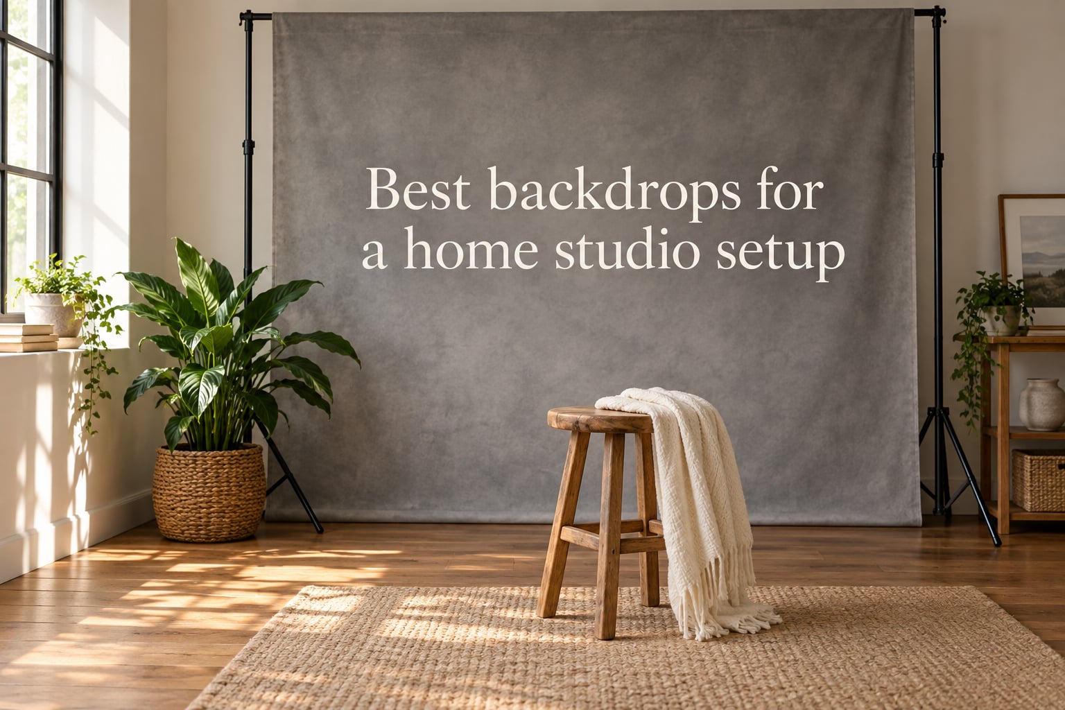 Best backdrops for a home studio setup