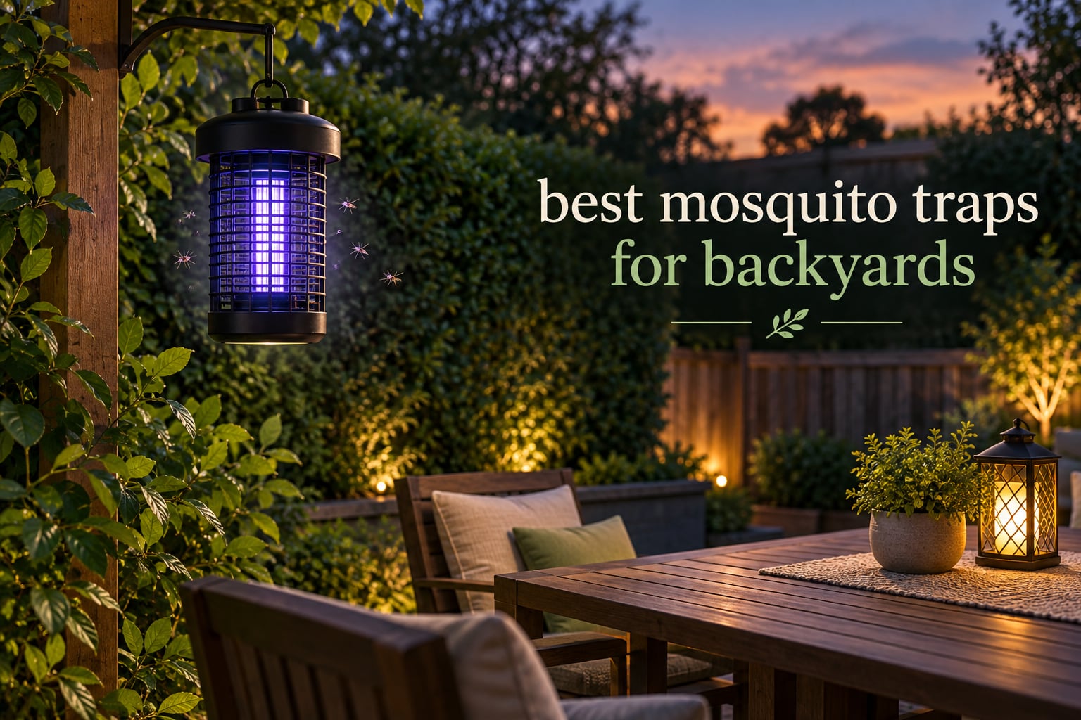 best mosquito traps for backyards