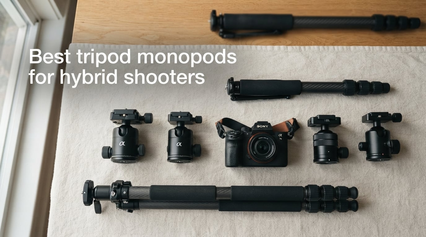 Best tripod monopods for hybrid shooters