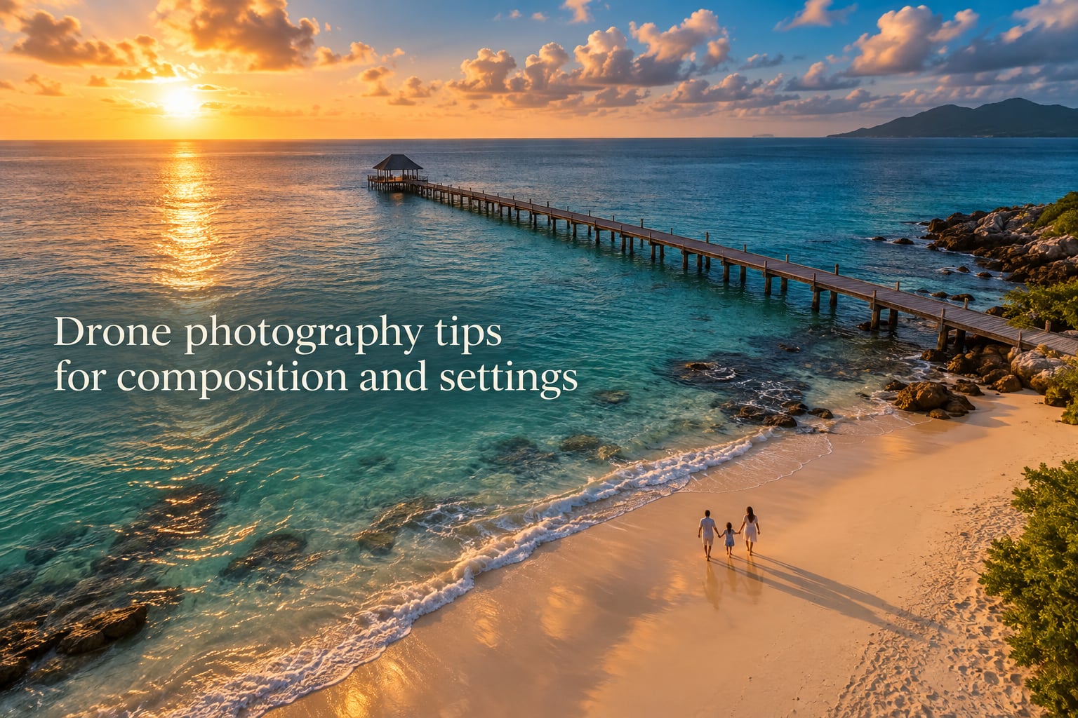 Drone photography tips for composition and settings